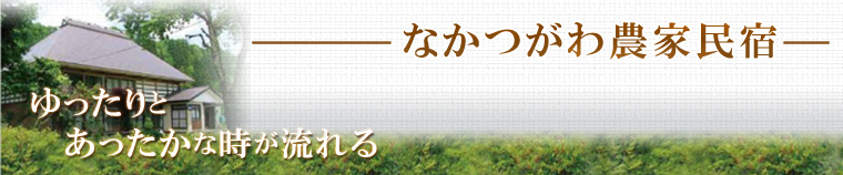 なかつがわ農家民宿